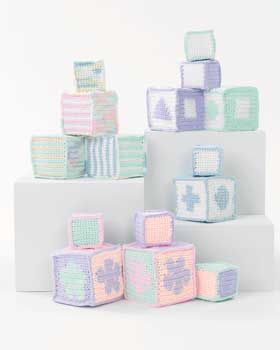 Soft Crochet Baby Blocks