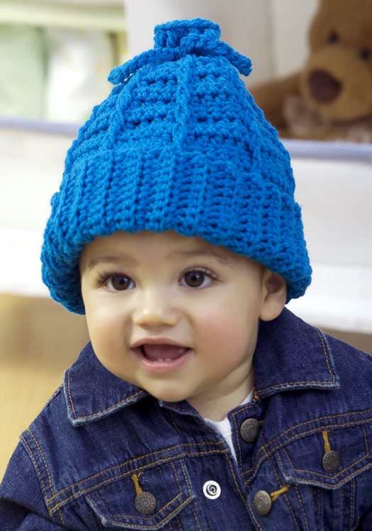 Stretchy Crochet Kid Hat