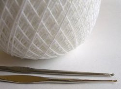 Ball of Yarn and Crochet Hook