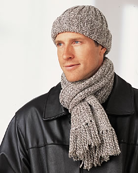 Free Crochet Pattern Mens Hat and Scarf