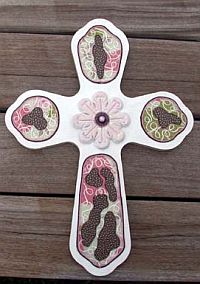 Wooden Craft Ideas Patterns on Beaded Wooden Cross Create This Colorful Christian Cross For Home