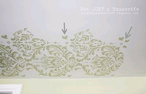 Ceiling Stenciling Tutorial