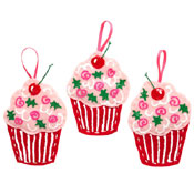 cupcake ornaments