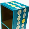String of circles bookshelf