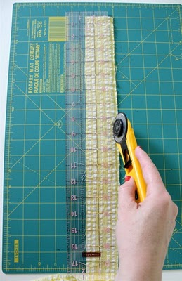 Cut Fabric Strips