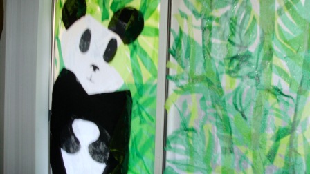 Inside of Faux Stained Glass Design
