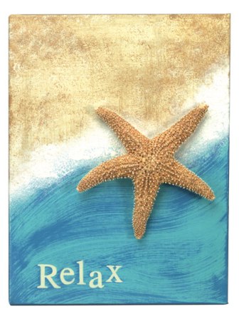 Craft Ideas Canvas on Relaxation Reminder Painted Canvas   Favecrafts Com