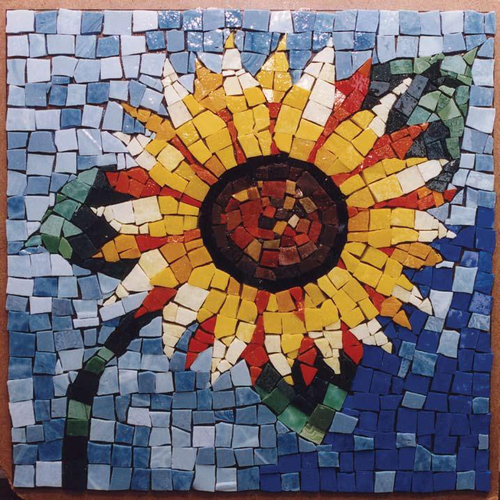 Mosaic Sunflower | FaveCrafts.