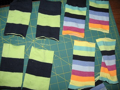 Cut Socks in Half