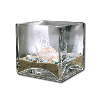 Beach Getaway Cube Vase