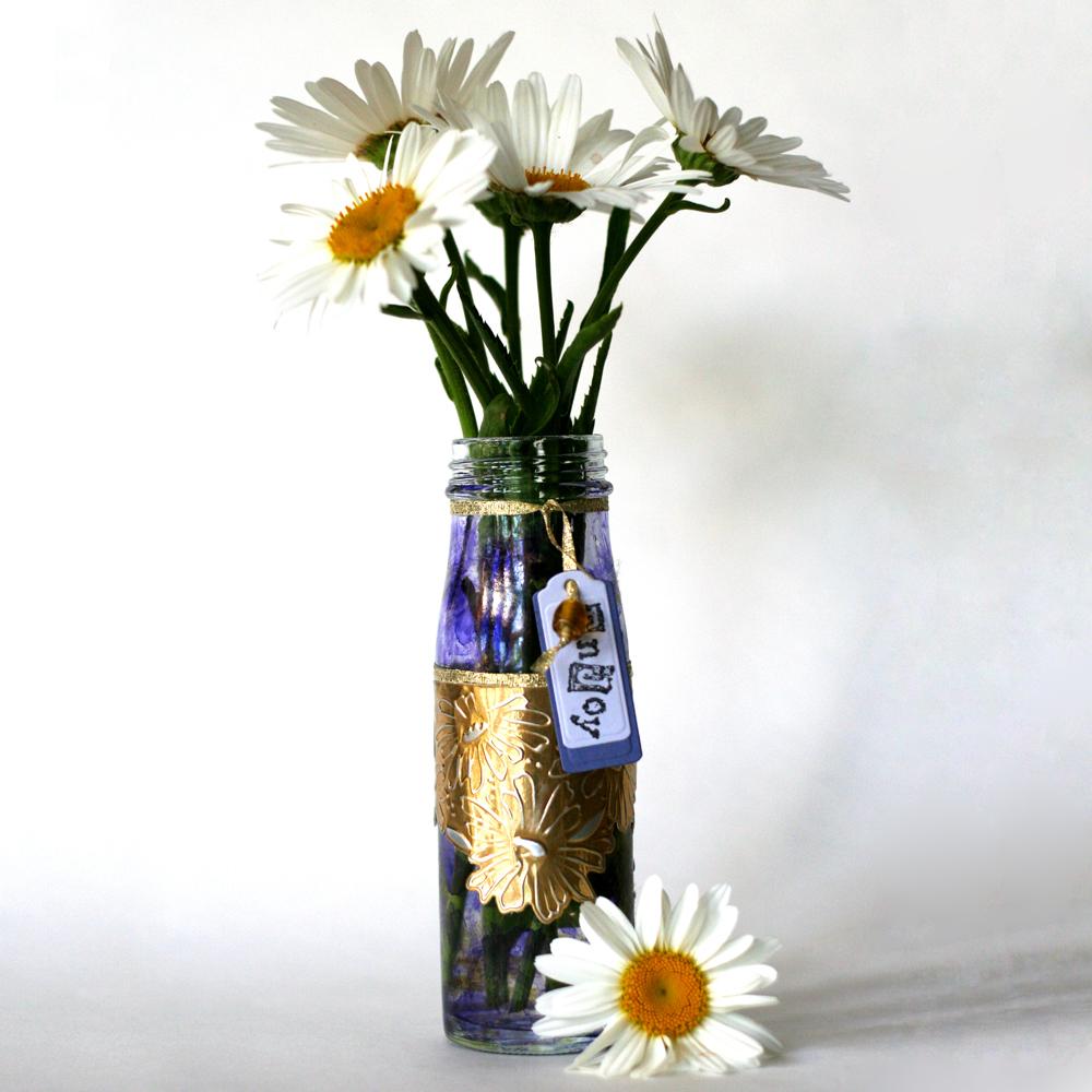 Handmade Daisy Vase