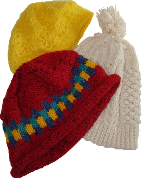 Knit Caps for Pillows