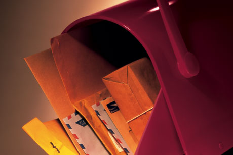 Painted Plastic Mailbox