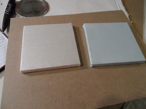 mini button canvas trees