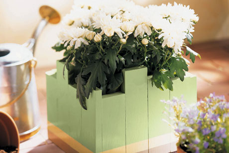 Custom Painted Garden Planter for Mom
