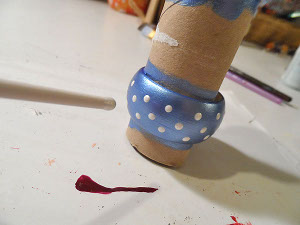 polka dot party rings
