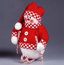 Ski Snowman Decoration