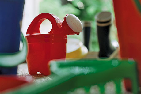Recycled Painted Sprinkling Can