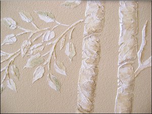 3D Style Wall Art Trees