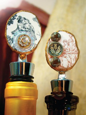 Craft Ideas  Glass Bottles on In Your Craft Stash Pour A Glass And Get Crafty