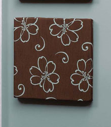 Chocolate Flower Wall Art