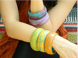 Luxurious Wooden Bangles