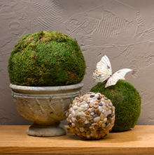 Moss Spheres Decorations