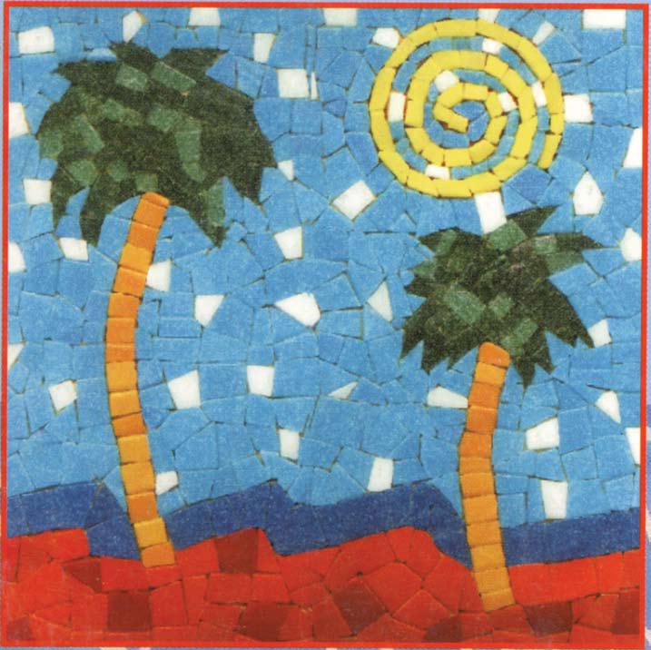 Beach mosaic Design
