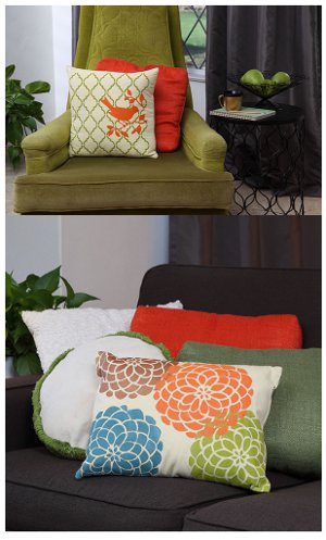 Perfectly Painted Pillows