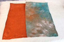 Dyeing for a Silk Scarf 