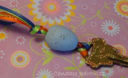 Polymer Clay Egg Bead
