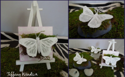 Mixed Media Butterfly Tablescape