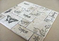 Artistic Tile Coasters and Magnets Step 2