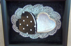Black and White Trimmed Shadow Box