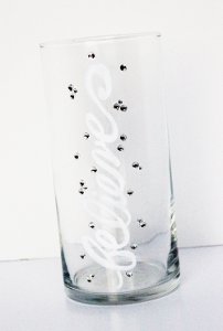 Crystal Embellished Belive Vase
