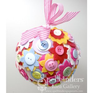 Craft Ideas Buttons on Felt And Button Decorative Ball   Favecrafts Com