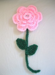 Large Happy Flower Crochet Pattern