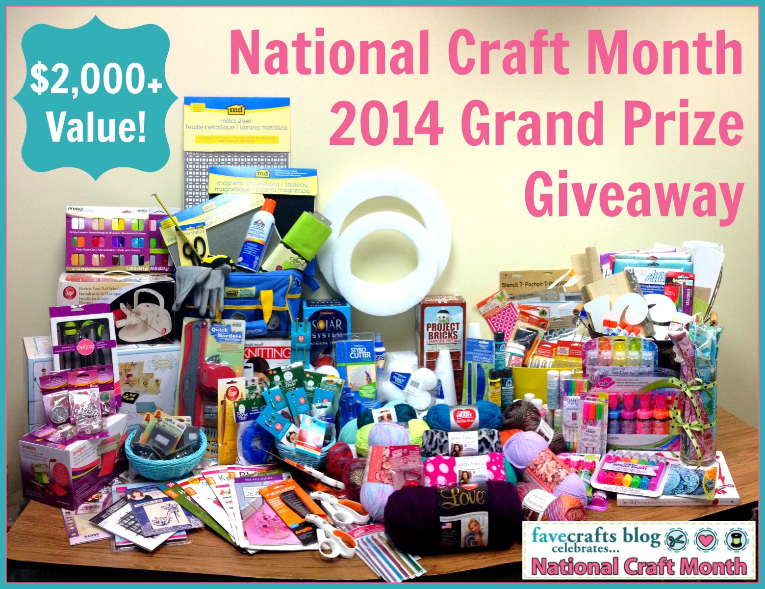 National Craft Month 2014 Grand Prize Giveaway