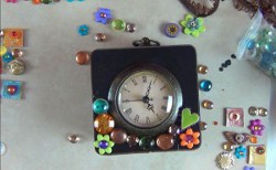 Colorful Repurposed Clock