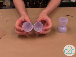Plastic Easter Egg Cups