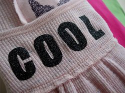 Glittery Iron On Letters