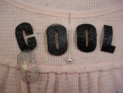 Glittery Iron On Letters