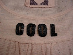Glittery Iron on Letters