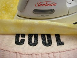 Glittery Iron On Letters