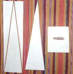 Brown Paper Bag Beads and Pendant