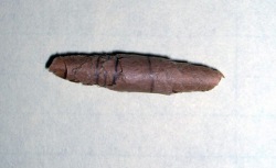 Brown Paper Bag Beads and Pendant
