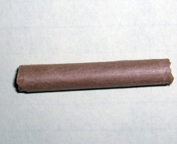 Brown Paper Bag Beads and Pendant