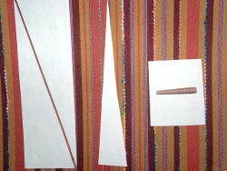 Brown Paper Bag Beads and Pendant