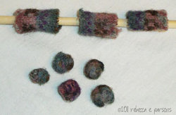 Recycled Wool Sweater Beads