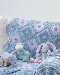Soft Harlequin Baby Blanket